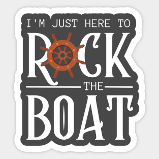 ROCK THE BOAT Sticker